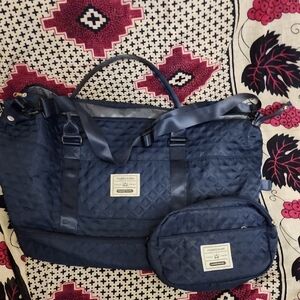 Stylish Navy Blue Unisex Bag Set